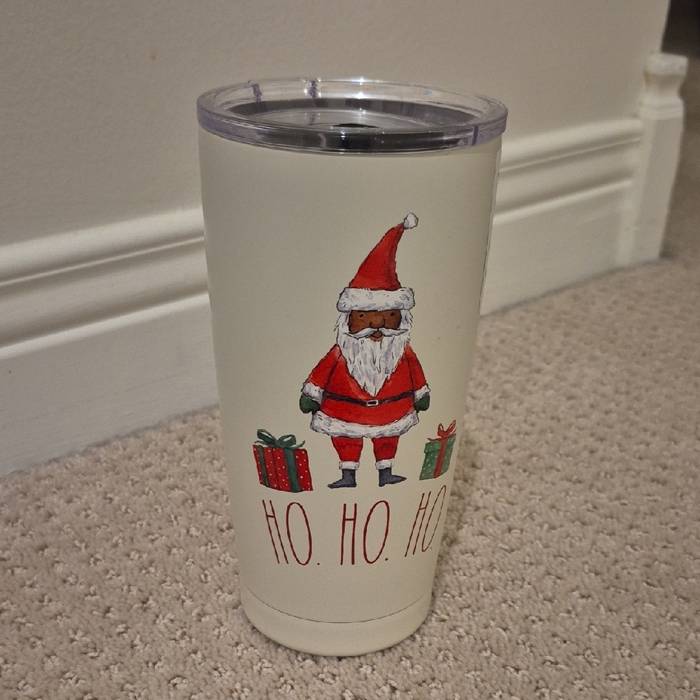 Rae Dunn HO HO HO Santa 17oz Tumbler